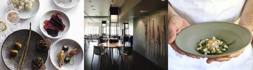 Montage of images of Brae Restaurant