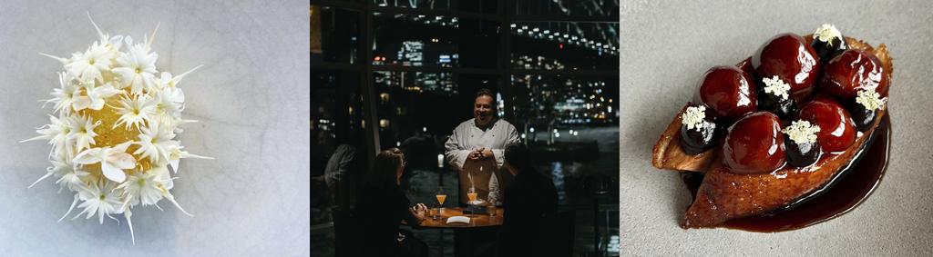 Montage of images from Quay Restaurant Sydney
